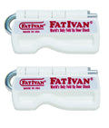 The Original Fat Ivan Fold Up Doorstop Wedge With Magnet White (Pack Of 2)