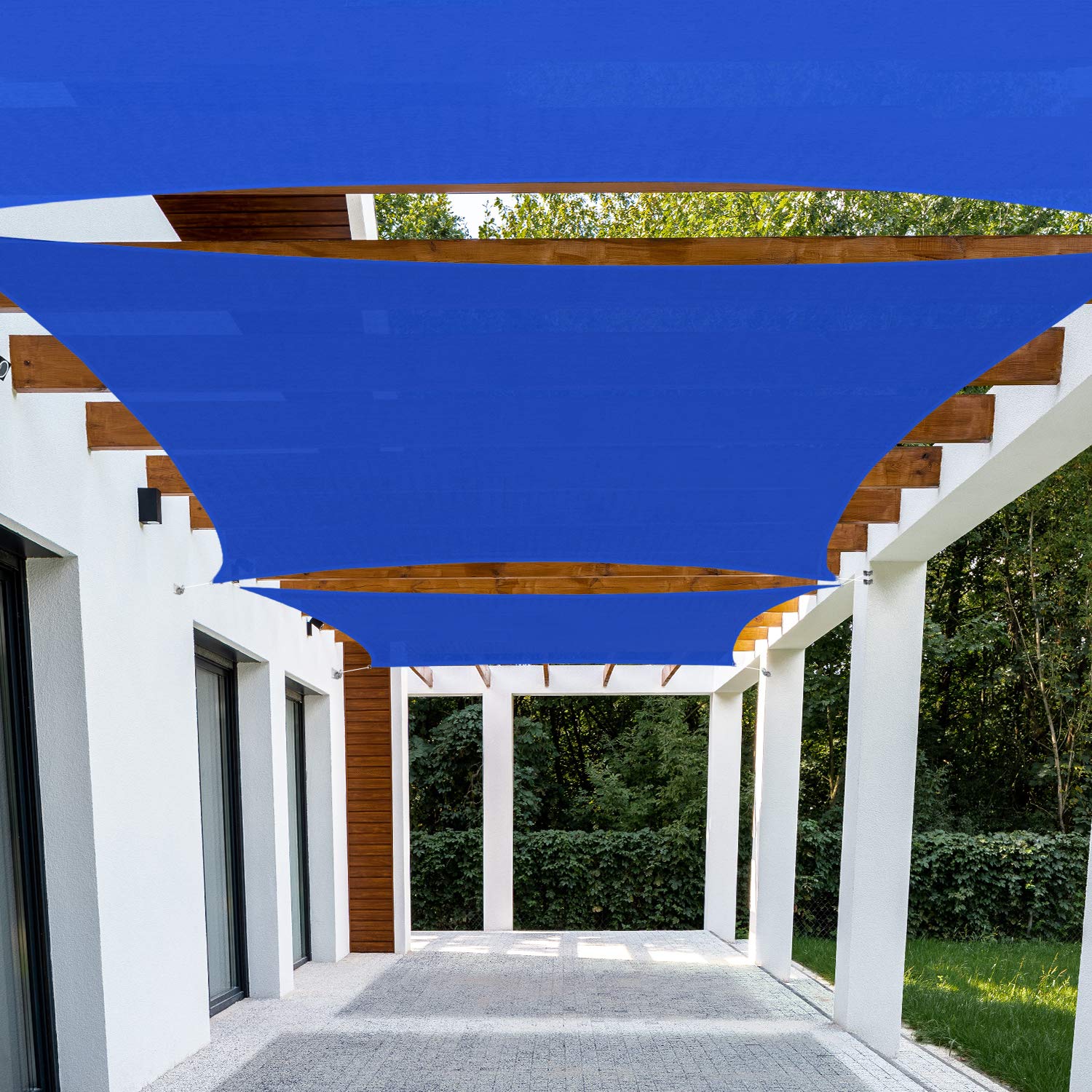 Patio Paradise 11' X 18' Sun Shade Sail Rectangle Canopy Patio Cover Sunlight Block Awning Heavy Duty Commercial Grade For Backy