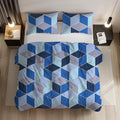 Loomlyfe All Season 220 Gsm King Size Double Bed Ac Comforter/Blanket/Duvet For All Seasons/Weathers  Pack Of 1  Bluerectangle