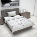 Divine Casa Jungle Print Kids Single Bed Bedspread  60X87 Inches With 1 Pillow Cover  Baby ItS A Wild World Theme