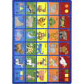 Joy Carpets Animal Phonics Rug, Multi, 5 '4 '' x 7 '8 ''