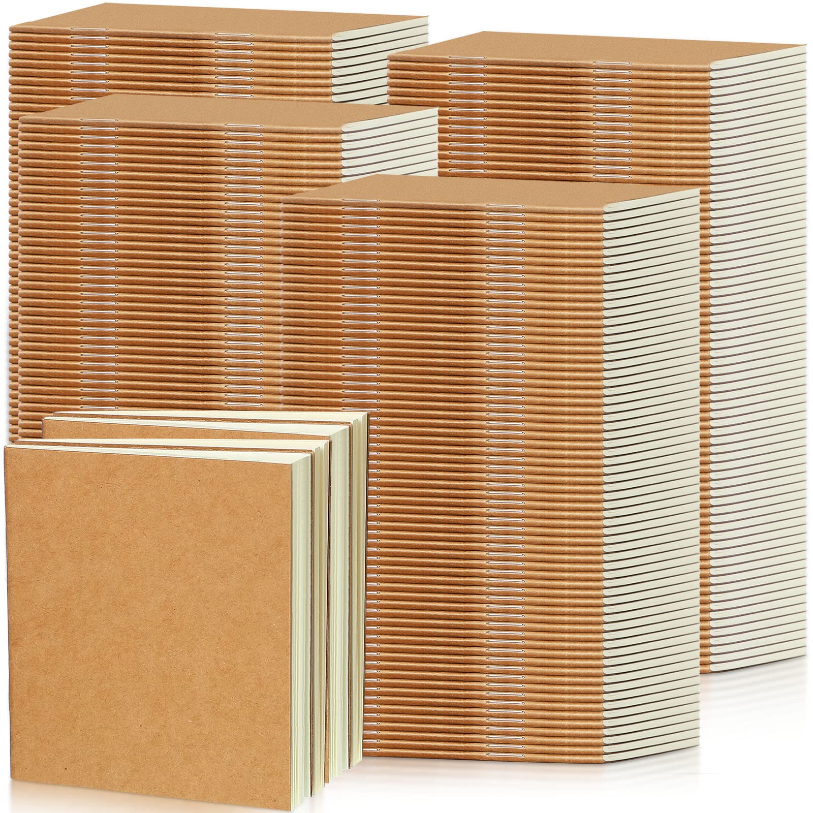 Thenshop 300 Pack Mini Notebooks Bulk Small Notepad Unlined Journals Pocket Blank Sketchbooks Kids Students Gifts Back to School