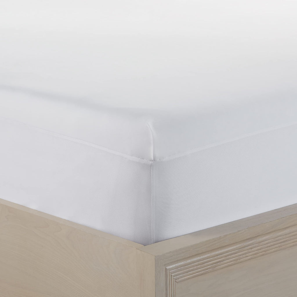 Serta Power Chill California King Size Waterproof Mattress Cover, Soft And Breathable Cooling Mattress Protector, 15' Elastic Deep Pocket For Secure Fit, White