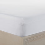 Serta Power Chill California King Size Waterproof Mattress Cover, Soft And Breathable Cooling Mattress Protector, 15' Elastic Deep Pocket For Secure Fit, White