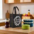 Kuber Industries Lunch Bag | Jute Carry Bag | Lunch Handbag | Lunch Bags For Office | Reusable Lunch Bag With Handle | Tiffin Ca