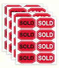 Sold Stickers 2 X1.2 Inch Stickers For Retail Store Fluorescent Red 520 Sold Point Labels For Pricing Inventory Control Shop Yar