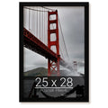 wallsthatspeak 25x28 Black Picture Frame for Puzzles Posters Photos or Artwork