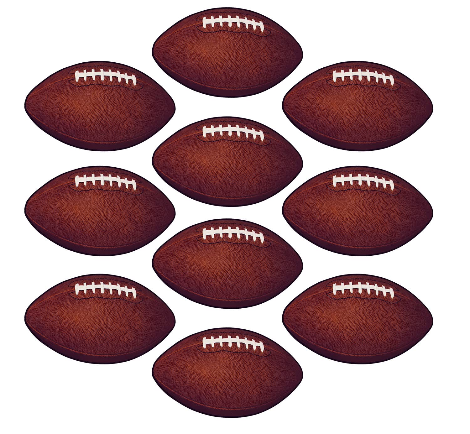 Beistle Mini Football Cutouts
