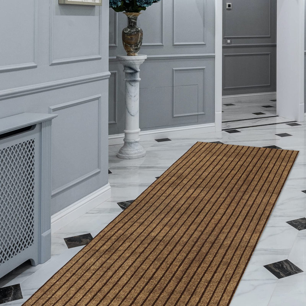 FREADEM Runner Rugs 2' x 32' Indoor Outdoor Carpet Runner, Area Rugs with Anti-Slip Rubber Backing for Aisle Hallway Balcony Gar