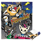 Northwest Aggretsuko Silk Touch Throw Blanket, 50'' X 60'', Metal Band