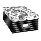 Pioneer Photo Albums B-1BW Storage Box, Paisley Design