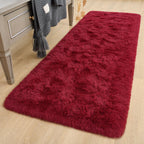 Detum Wine Red Runner Rug 2X6 For Hallyway Entryway Kitchen Fluffy Area Rugs For Bedroom Soft Kids Room Rugs Furry And Washable
