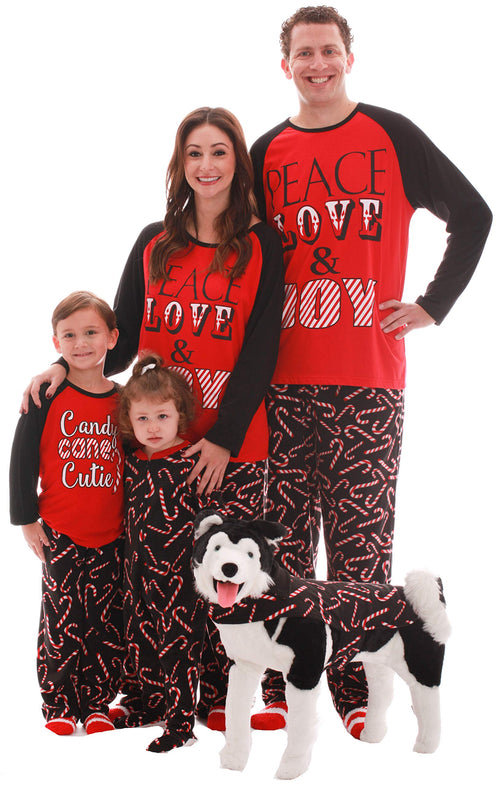 #Followme Candy Cane Blanket Sleepers 95197-10179B-2T