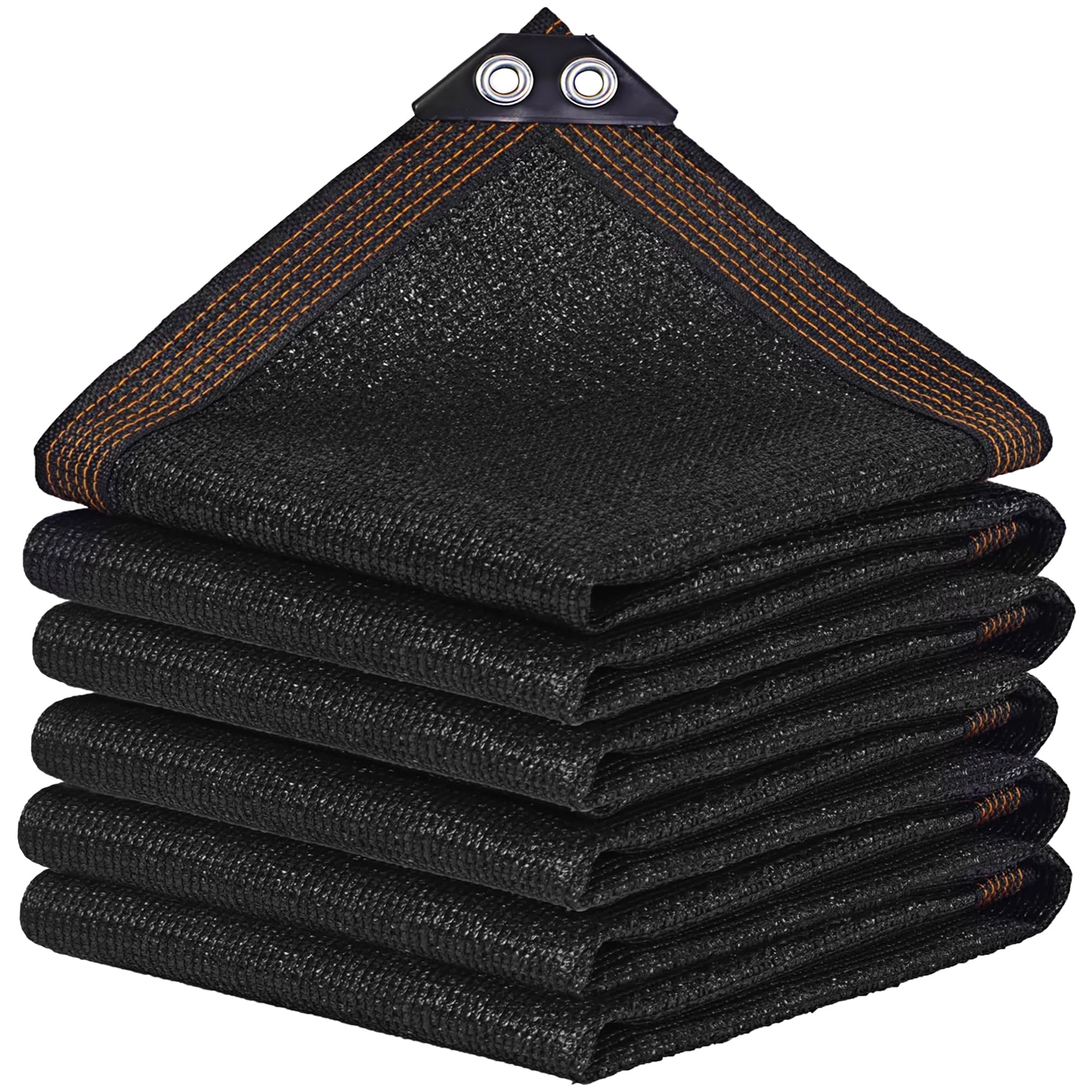 Winemana Black Shade Cloth 90%, 8X20 Ft Mesh Tarp - Garden Shade For Greenhouse, Patio, Vegetables, Plants Cover And Chicken Coo