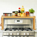 Thalomely Over the Stove Spice Shelf,32.9 Spice Rack Organizer for Kitchen