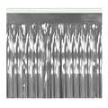 Pkgd 1Ply Fr Metallic Fringe Drape (Silver) Party Accessory (1 Count) (1/Pkg)