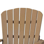 American Furniture Classics Balcony Height Table Double Glider, Cedar & Tudor Brown