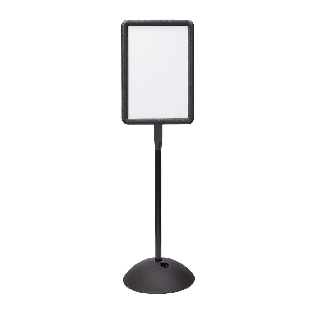Safco Products Write Way Rectangle Message Sign 4117Bl, Black, Magnetic Dual-Sided Dry Erase Board, Indoor And Outdoor Use
