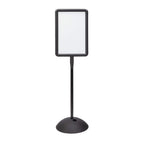 Safco Products Write Way Rectangle Message Sign 4117Bl, Black, Magnetic Dual-Sided Dry Erase Board, Indoor And Outdoor Use