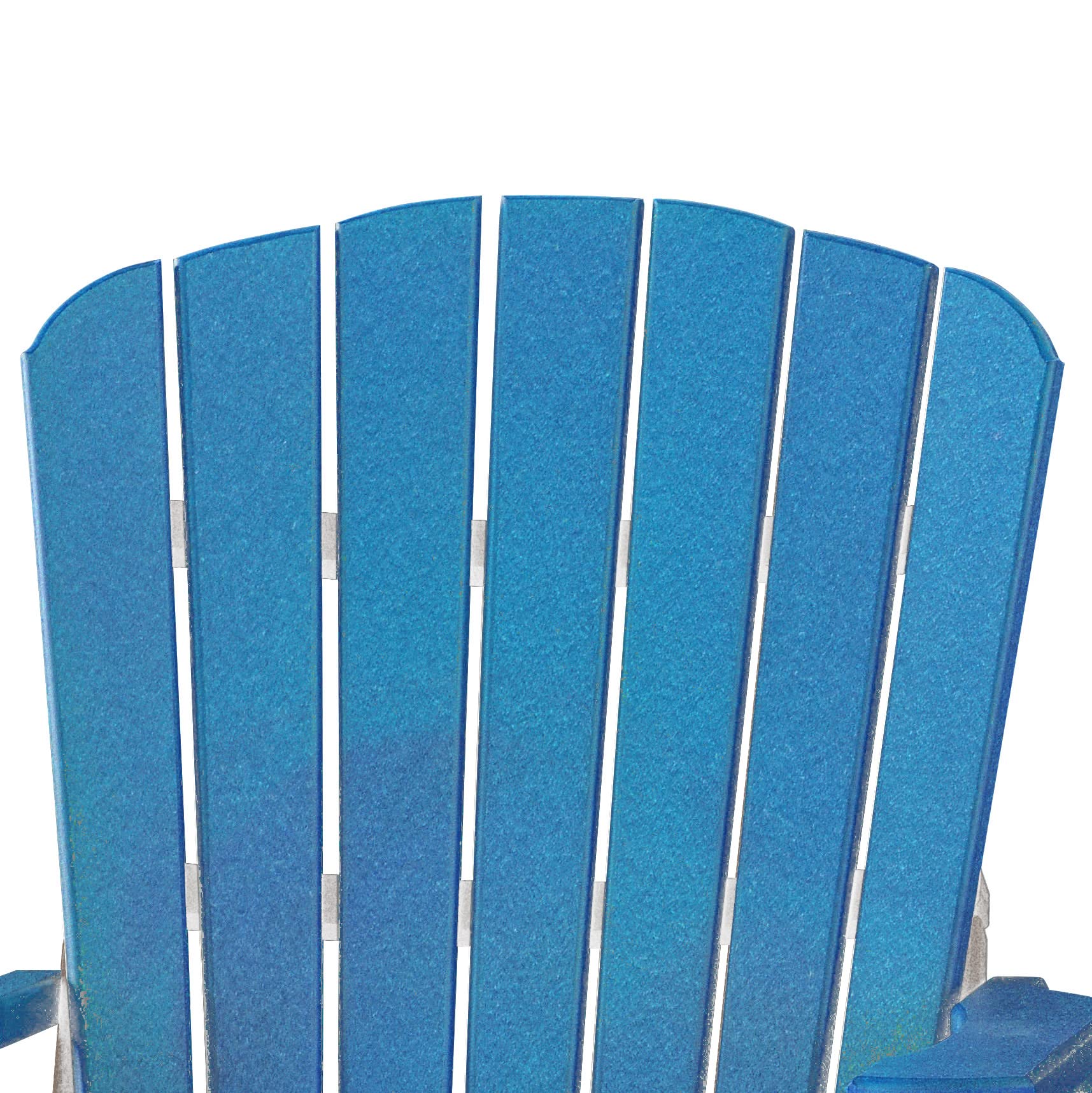 American Furniture Classics Balcony Height Table Double Glider, Blue & White