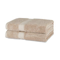 Amazon Basics Fade-Resistant 100% Cotton Bath Towel, 2 Pack, 30x54, Taupe