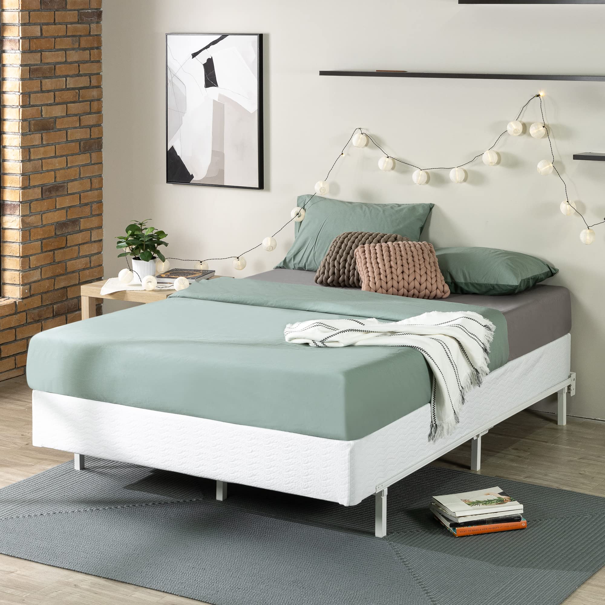 Zinus 9 Inch Metal Smart Box Spring King Grey Alloy Steel ZU-ABS-9KS