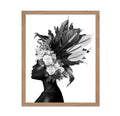 Poster Master African Poster - Woman Portrait Print - Afro Girl Art - Ethnic Art - Boho Art - Black Girl Art - Gift for Men & Wo