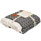 Gold Case Throw Blanket For Couch - 100% Recycled Cotton 60X80 - Retro Throw Blankets For Living Room, Bed, & Outdoor - Decorati