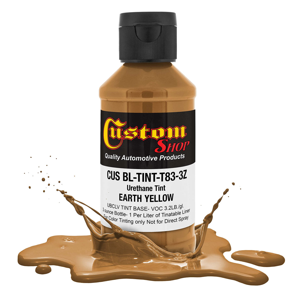 Custom Coat Camouflage Series 3 Ounce (Earth Yellow Federal Standard Color #30257) Urethane Tint Concentrate For Tinting Truck B