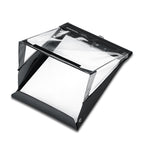 Aihontai A4 Waterproof Clipboard - High Quality PVC Document Holder, Black, A4 Portrait Size