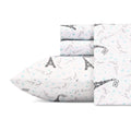 Betsey Johnson - Twin Xl Sheets, Silky & Lightweight Bedding, Fade & Wrinkle Resistant (Je T'Aime Paris, Twin Xl)