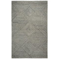 Rizzy Home Alora Decor Makalu 9' X 12' Geometric/Solid Gray/Natural Hand-Tufted Area Rug
