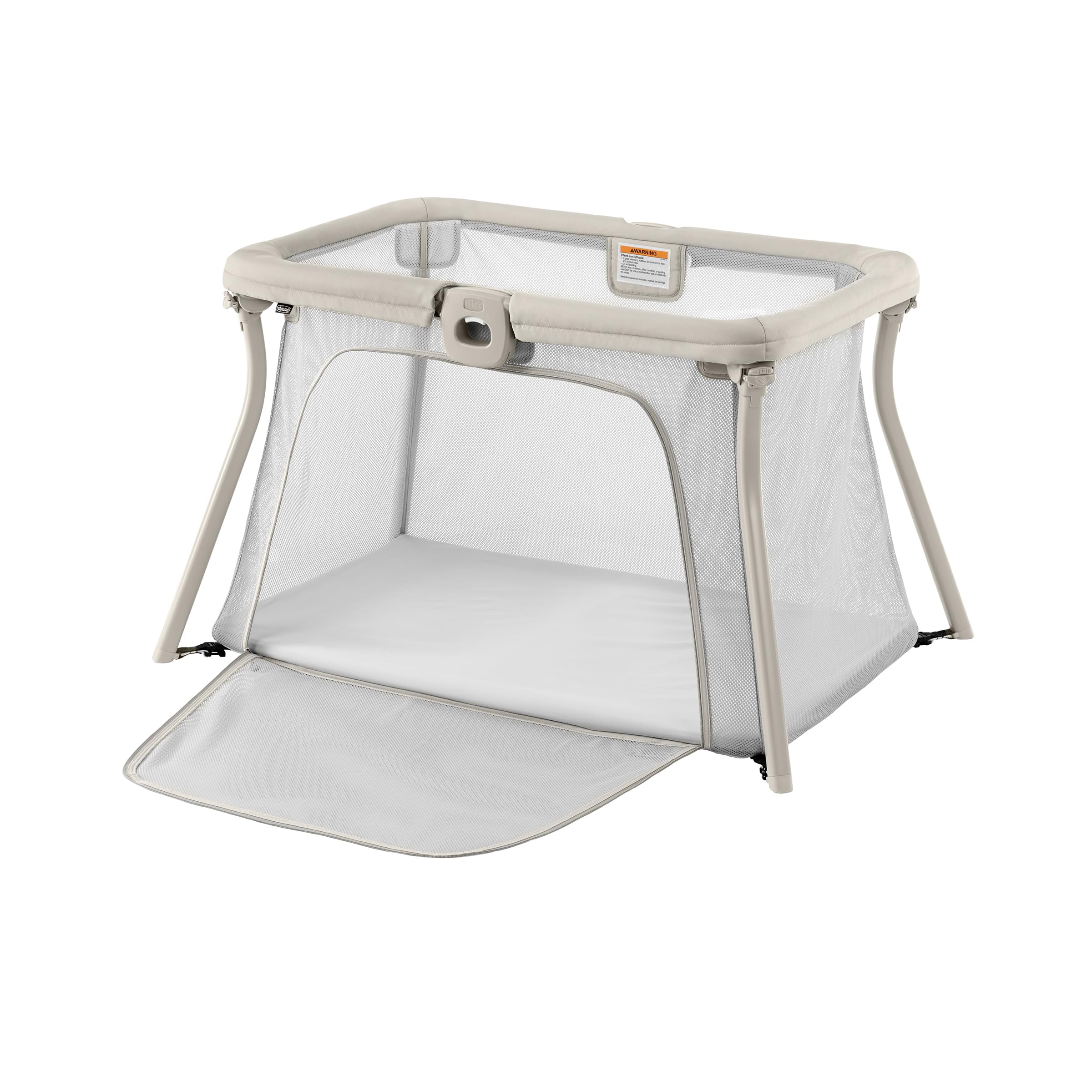 Chicco Alfa Lite Lightweight Travel Playard, Portable Playpen for Babies and Toddlers, Snap-Open/Compact Fold Design, 13 lbs., B