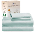 California Design Den Soft 100% Cotton Sheets King Size Bed Sheets Set With Deep Pockets, Seafoam Sheets, King Sheets Set With S