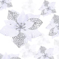 Boao 24 Pieces Christmas Artificial Glitter Poinsettia Flowers Xmas Flowers Wedding Christmas Tree New Year Ornaments(White)