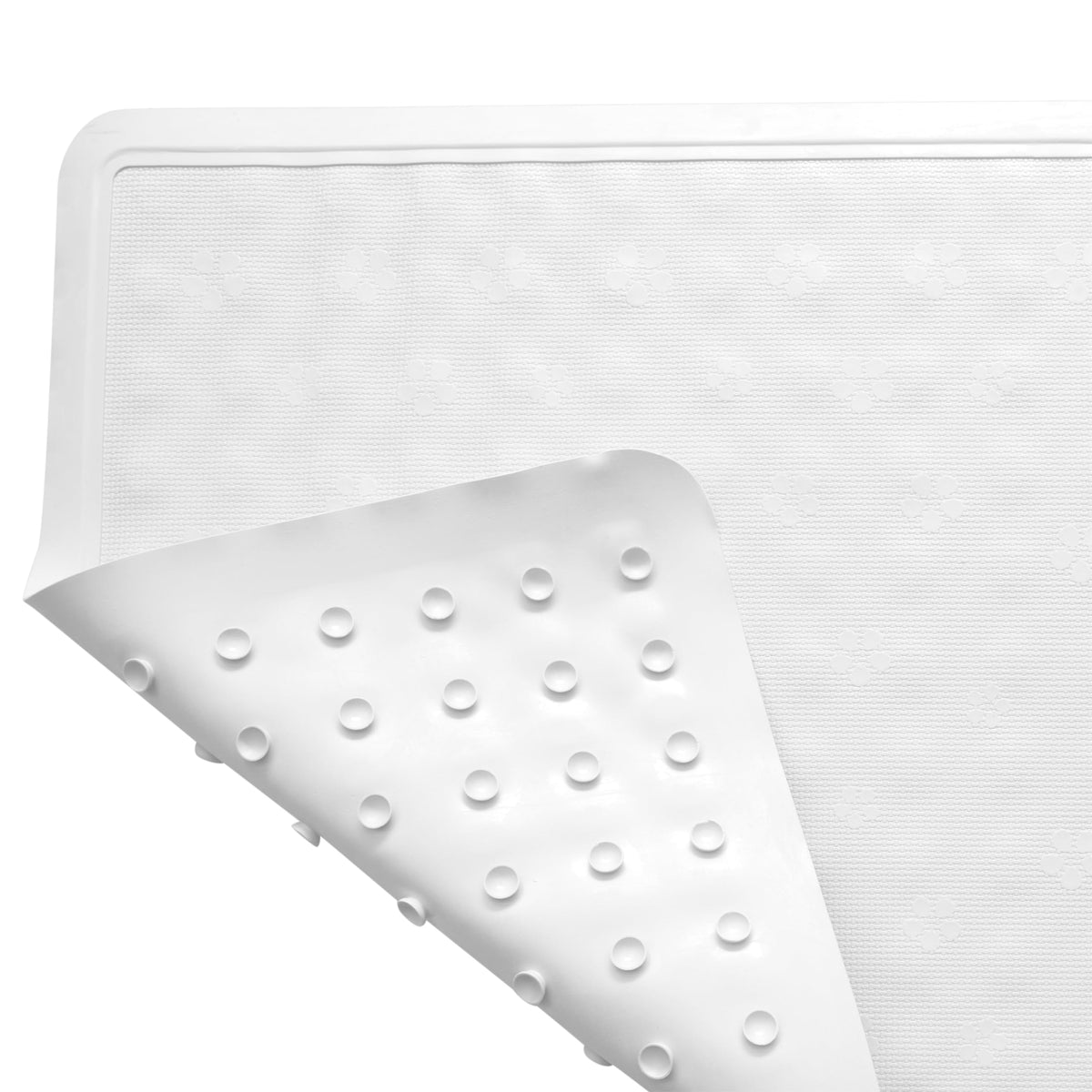 Bath Bliss Anti-Slip Jumbo Bath Mat 18 x 36 White