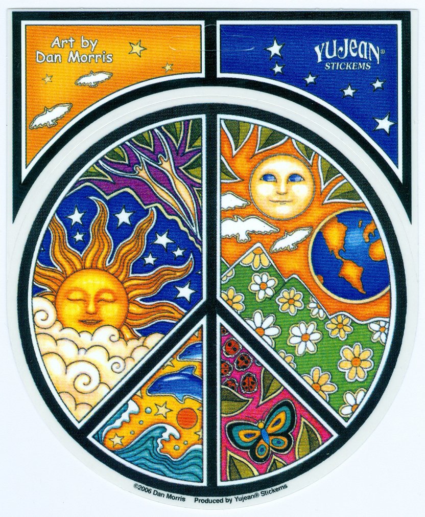 Dan Morris - Peace - Window Sticker / Decal