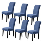 Howhic Stretch Chair Covers For Dining Room Set Of 6, Removable Dining Room Chair Covers, Dining Chair Slipcovers Seat Protector
