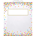Ashley Productions ASH10580 Hanging Confetti Pattern Storage/Book Bag, Polyethylene (PE), 11 x 16