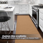 Gotohipi Custom Sizes Runner Rug 3'X14'Indoor Outdoor Utility Carpet,Area Rugs With Non Slip Rubber Backing For Hallway Kitchen