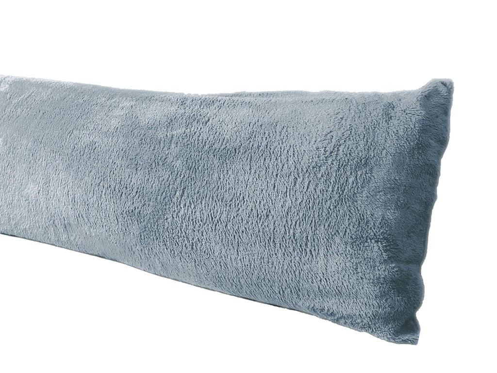 Extra Soft Body Pillow Cover, Sherpa/Microplush Material, 20X54 Inches, Zipper Closure (Bice)