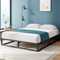 Zinus Joseph 10 Inch Platform Bed Frame, Wood Slat Support, No Box Spring Needed, Eco Friendly WonderBox(TM) Packaging, Easy Ass