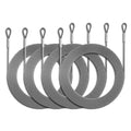 Amgo 48 Feet (12Ft X 4) Wire Cable Ropes Hardware Kits For Rectangle/Square Sun Shade Sail Canopy, Pvc Coated Stainless Steel Me