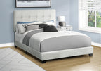 Monarch Specialties I 5801F Bed, Full Size, Bedroom, Upholstered, Frame Only, Transitional
