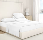 Luxury Sheets Set For Split King Adjustable Bed, Soft 100% Cotton 500 Thread Count, Snug Fit, Includes Twin-Xl Fitted Sheets, Ho