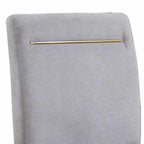 Steve Silver Yves SilverShield Performance Fabric Accent-Rubbed Charcoal Finish, Set of 2 Counter Chair, 20 x 20.35 x 42, Gray,gold,grey,Silver