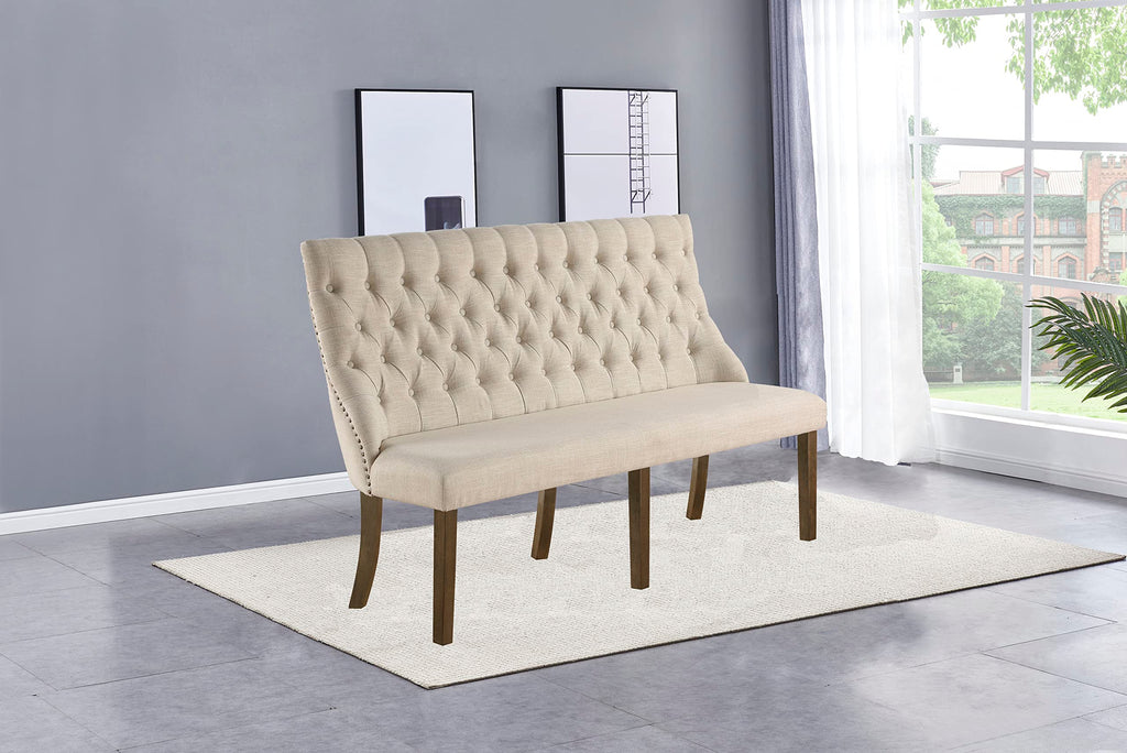 Best Quality Furniture Linen Upholstered Dining Big Bench