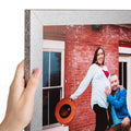 ArtToFrames 4x9 Inch Gray Picture Frame, This 1.25 Inch Custom MDF Poster Frame is Tungsten - Comes with Regular Glass and Corru