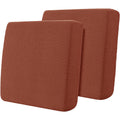 Hokway Stretch Couch Cushion Slipcovers Reversible Cushion Replacement Slipcovers Sofa Cushion Covers(Brick, 2)