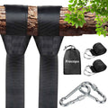 Frocopo Tree Swing Strap Hanging Kit, 5Ft Extra Long Tree Swing Straps Hold 2200Lbs, Premium Nylon Straps For Tree Branch With S